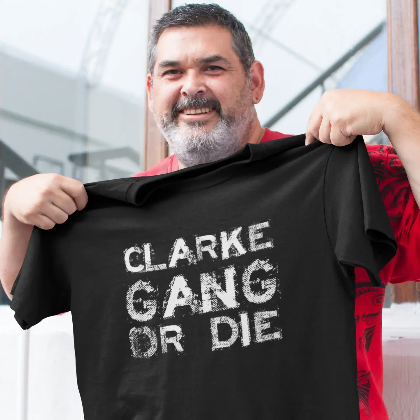 CLARKE Family Gang Tshirt, Tshirt homme, Tshirt noir, T-shirt cadeau 00033