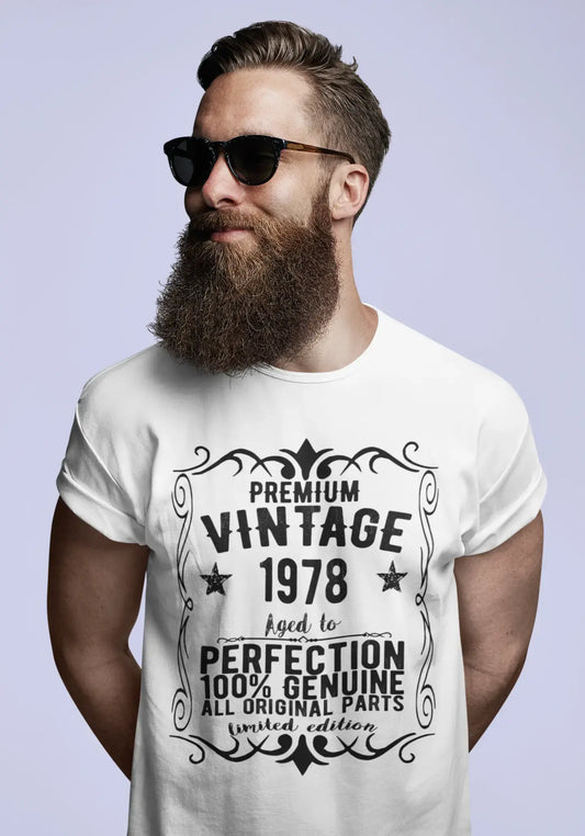 T-shirt Vintage Premium, année 1978, Cadeau d'anniversaire
