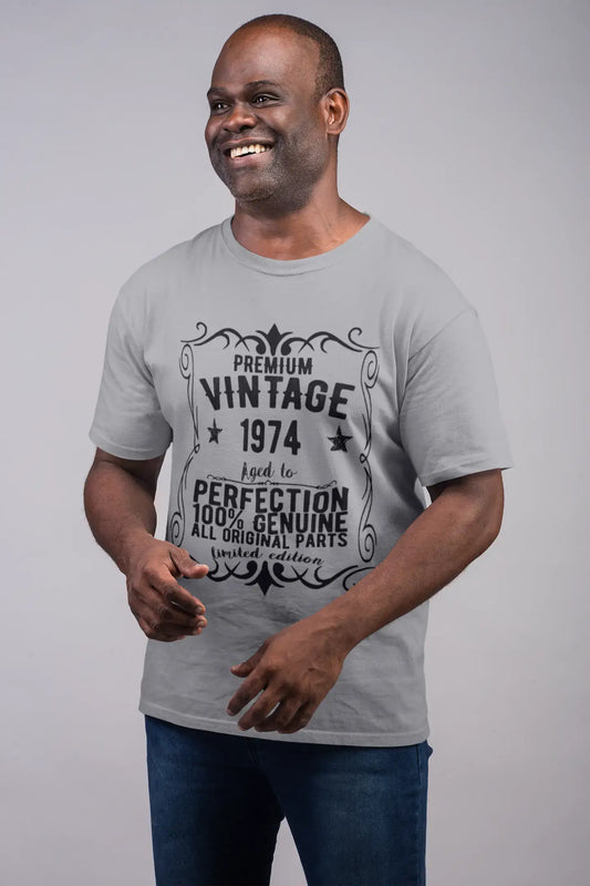 Herren T-Shirt Vintage T-Shirt 1974