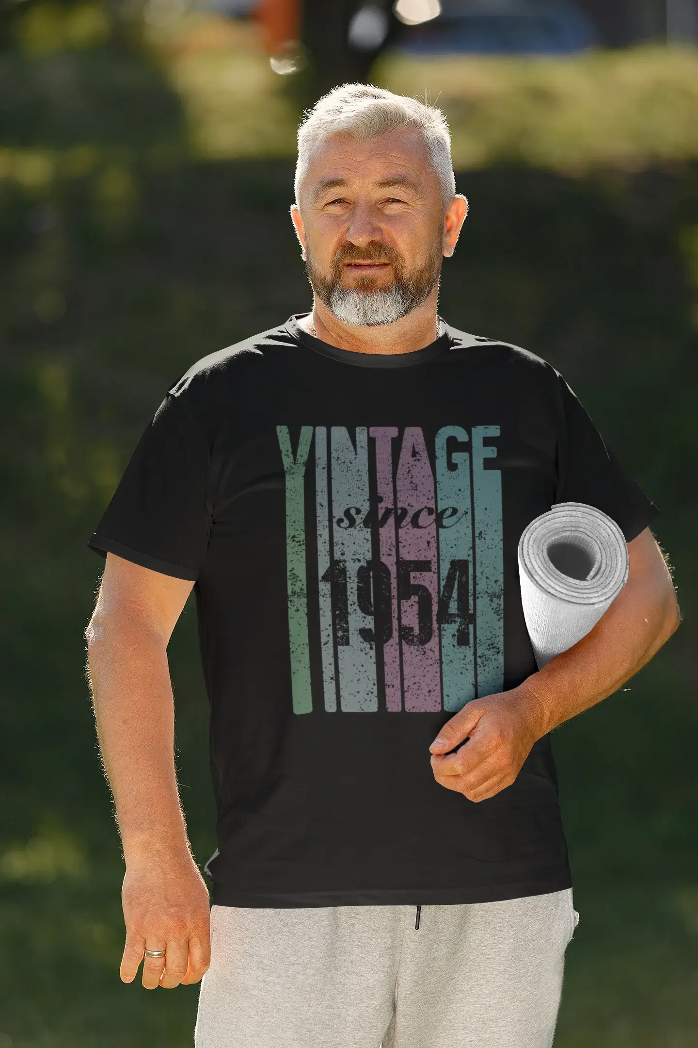 1954, Vintage Depuis 1954 T-shirt <span>Homme</span> <span>Noir</span> <span>Cadeau</span> <span>d'anniversaire</span> 00502