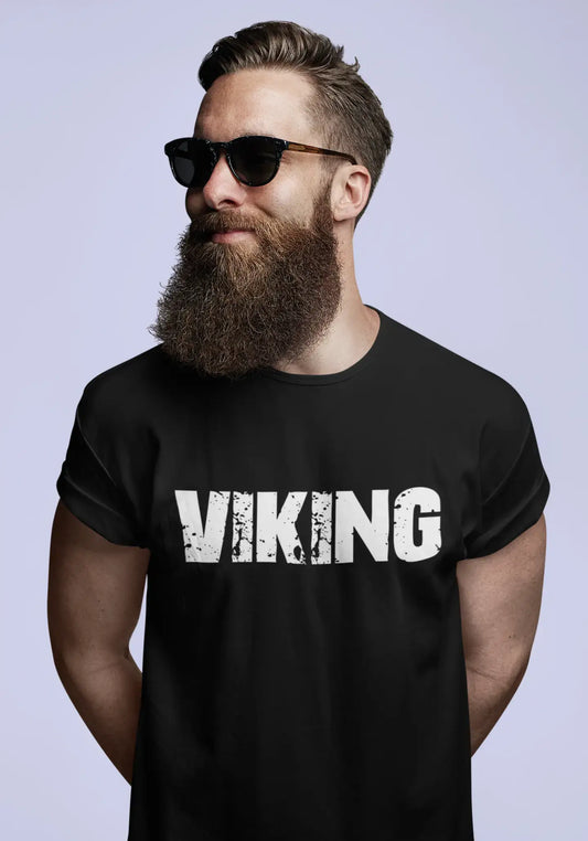 Herren T-Shirt Vintage T-Shirt Viking