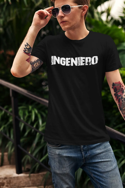 ingeniero Men's T shirt Black Birthday Gift 00550