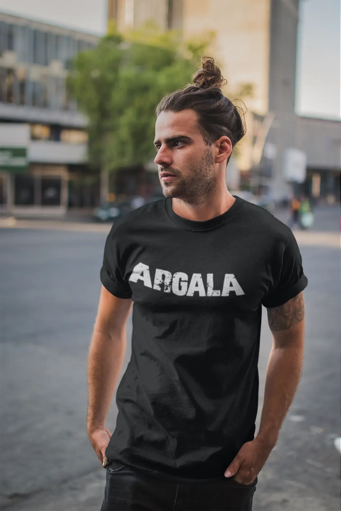 argala Herren Vintage T-Shirt Schwarz Geburtstagsgeschenk 00554