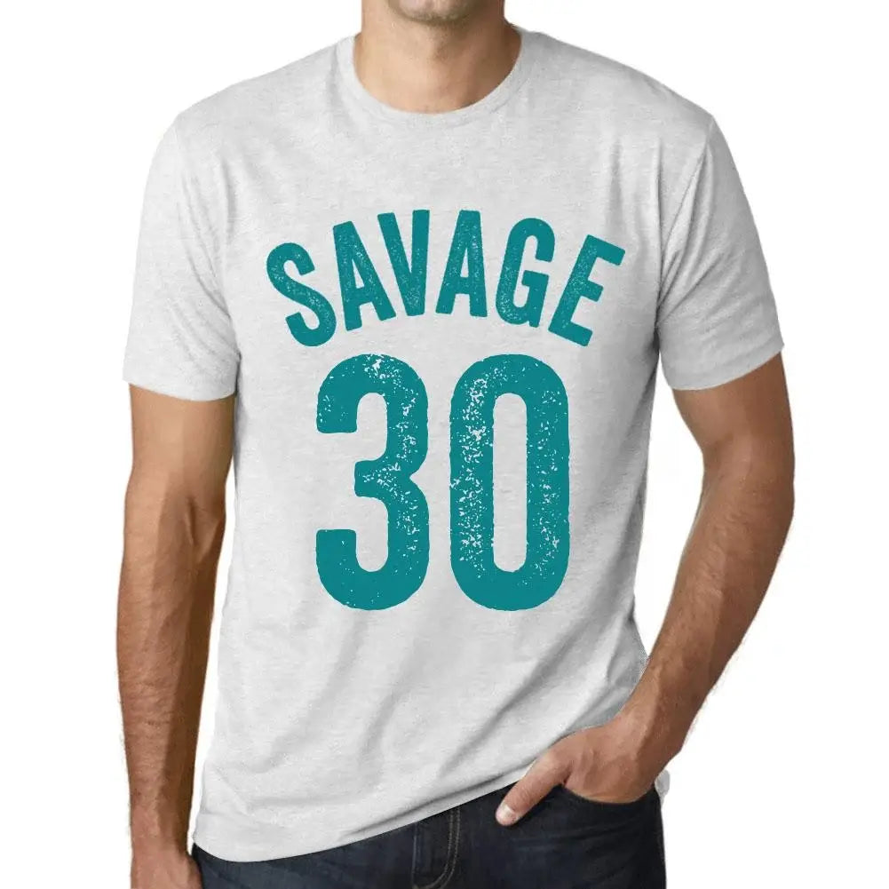 Men's Graphic T-Shirt Savage 30 30th Birthday Anniversary 30 Year Old Gift 1994 Vintage Eco-Friendly Short Sleeve Novelty Tee