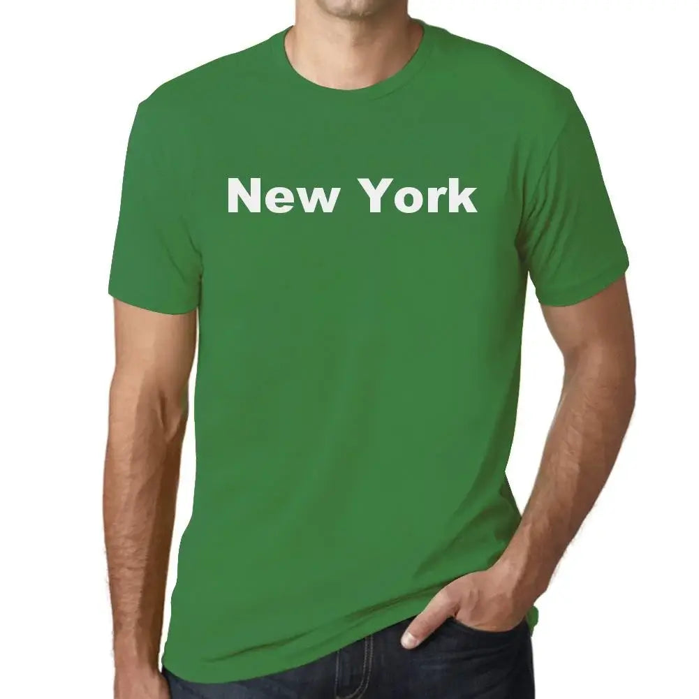 Men's Graphic T-Shirt New York Eco-Friendly Limited Edition Short Sleeve Tee-Shirt Vintage Birthday Gift Novelty