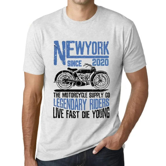 Men's Graphic T-Shirt Motorcycle Legendary Riders Since 2020 4th Birthday Anniversary 4 Year Old Gift 2020 Vintage Eco-Friendly Short Sleeve Novelty Tee