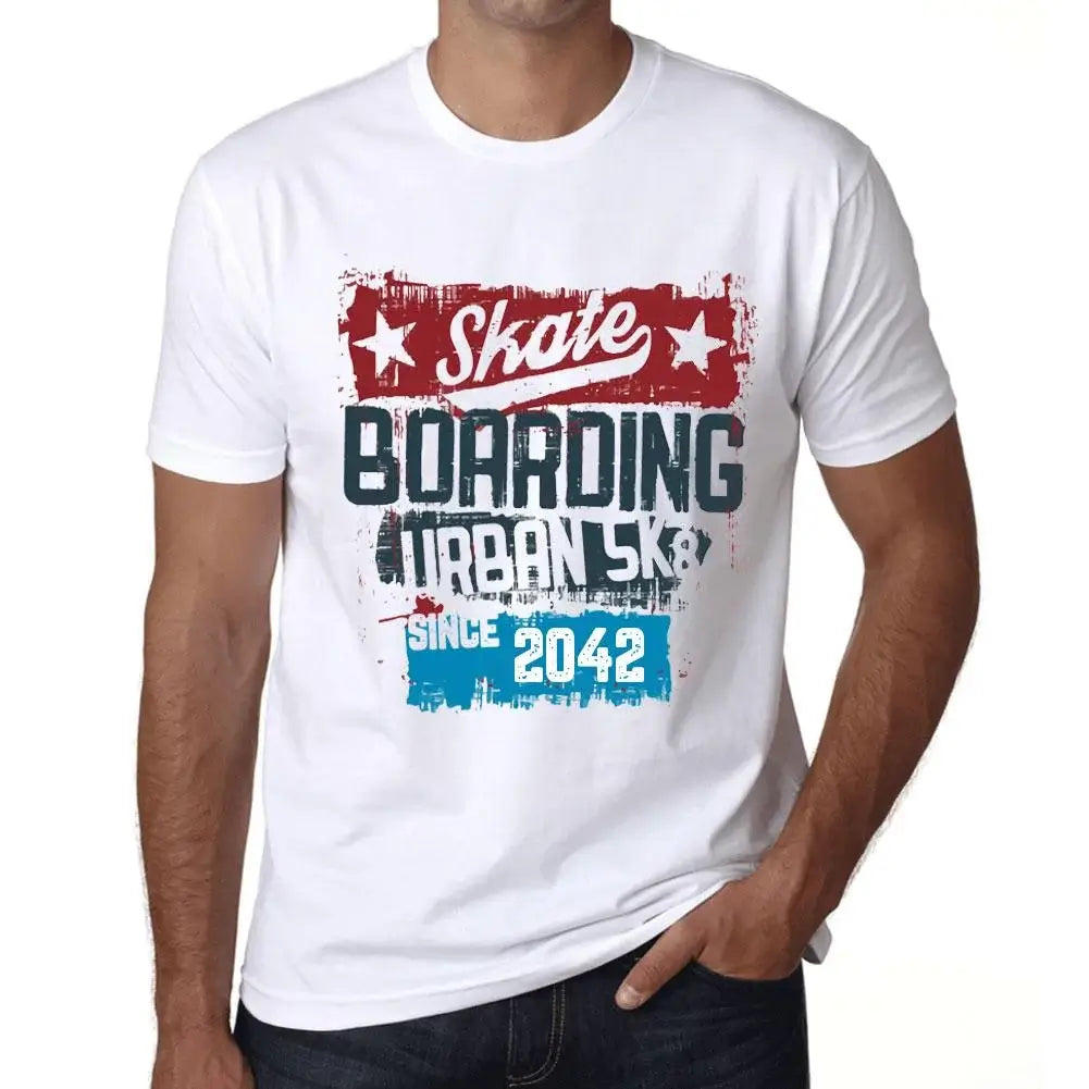 Men's Graphic T-Shirt Urban Skateboard Since 2042