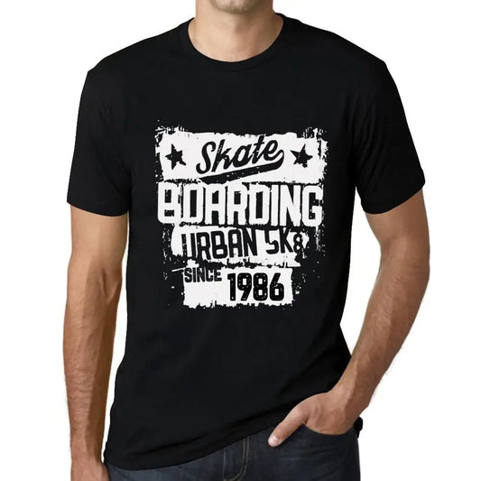 Men's Graphic T-Shirt Urban Skateboard Since 1986 38th Birthday Anniversary 38 Year Old Gift 1986 Vintage Eco-Friendly Short Sleeve Novelty Tee