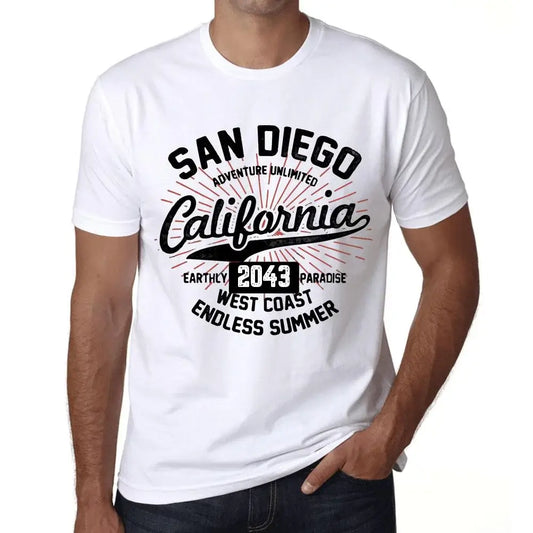 Men's Graphic T-Shirt San Diego California Endless Summer 2043