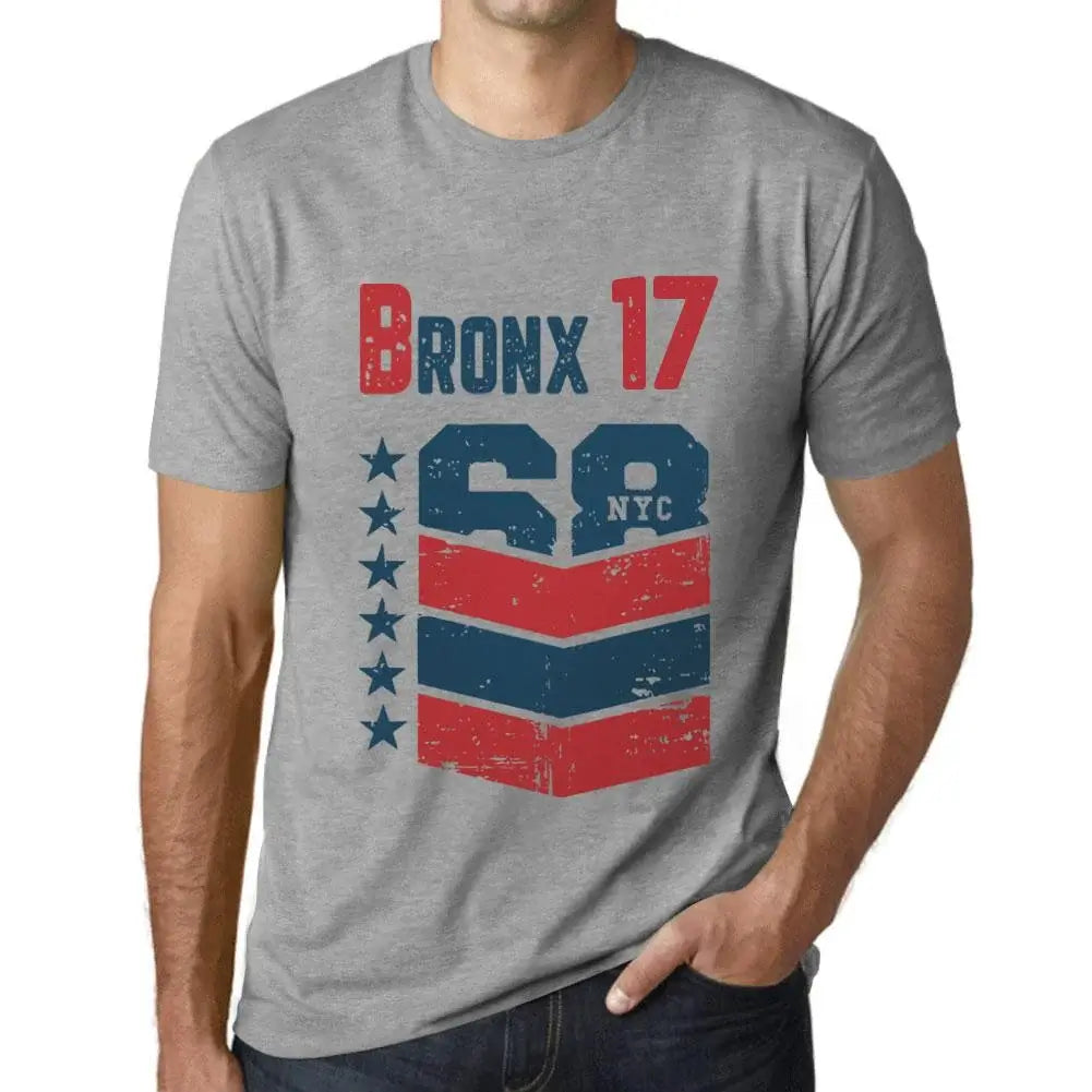 Men's Graphic T-Shirt Bronx 17 17th Birthday Anniversary 17 Year Old Gift 2007 Vintage Eco-Friendly Short Sleeve Novelty Tee