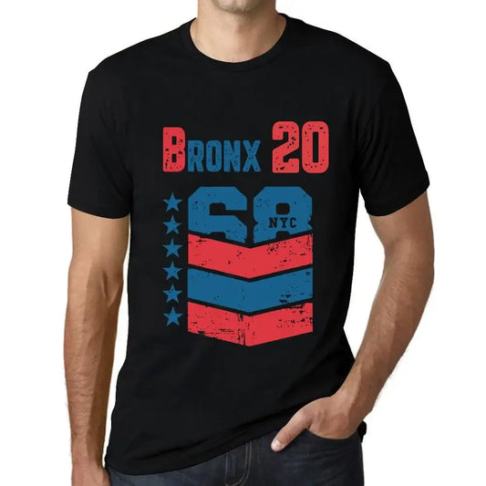 Men's Graphic T-Shirt Bronx 20 20th Birthday Anniversary 20 Year Old Gift 2004 Vintage Eco-Friendly Short Sleeve Novelty Tee