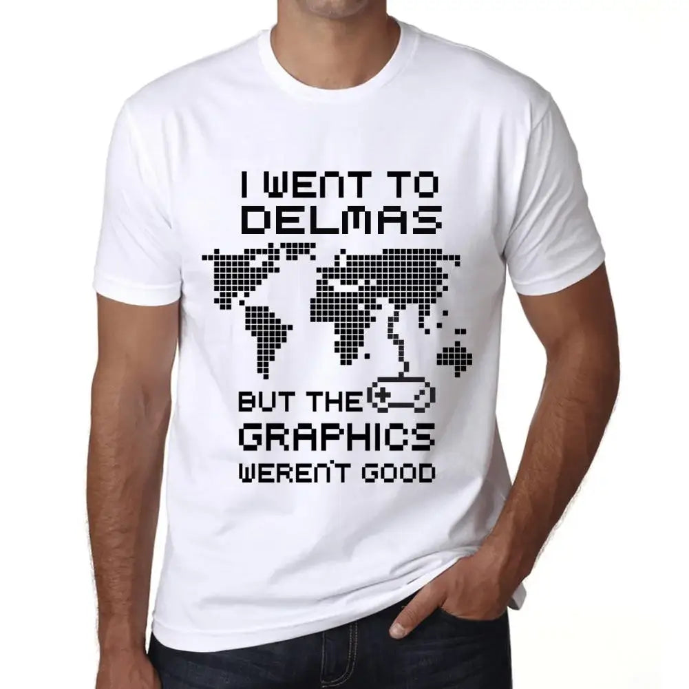 Men's Graphic T-Shirt I Went To Delmas But The Graphics Weren’t Good Eco-Friendly Limited Edition Short Sleeve Tee-Shirt Vintage Birthday Gift Novelty