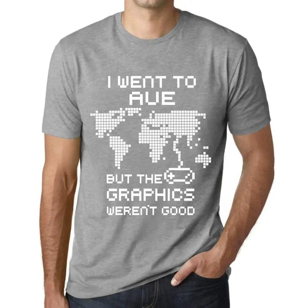 Men's Graphic T-Shirt I Went To Aue But The Graphics Weren’t Good Eco-Friendly Limited Edition Short Sleeve Tee-Shirt Vintage Birthday Gift Novelty