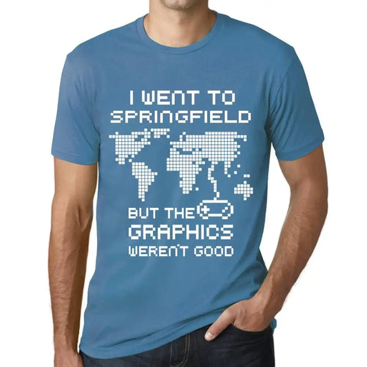 Men's Graphic T-Shirt I Went To Springfield But The Graphics Weren’t Good Eco-Friendly Limited Edition Short Sleeve Tee-Shirt Vintage Birthday Gift Novelty