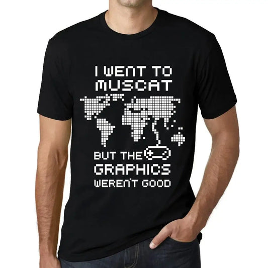 Men's Graphic T-Shirt I Went To Muscat But The Graphics Weren’t Good Eco-Friendly Limited Edition Short Sleeve Tee-Shirt Vintage Birthday Gift Novelty