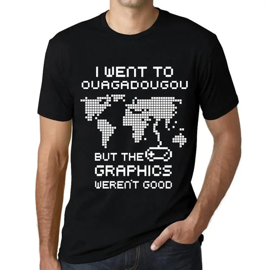 Men's Graphic T-Shirt I Went To Ouagadougou But The Graphics Weren’t Good Eco-Friendly Limited Edition Short Sleeve Tee-Shirt Vintage Birthday Gift Novelty