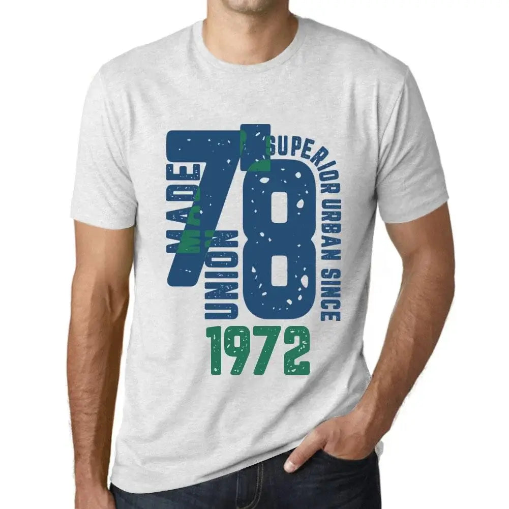 Men's Graphic T-Shirt Superior Urban Style Since 1972 52nd Birthday Anniversary 52 Year Old Gift 1972 Vintage Eco-Friendly Short Sleeve Novelty Tee