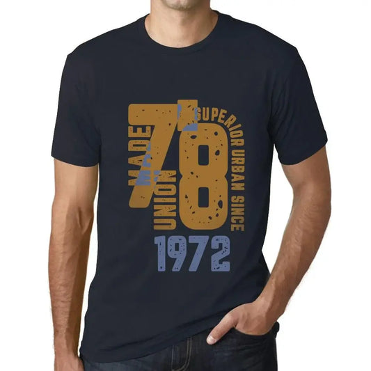 Men's Graphic T-Shirt Superior Urban Style Since 1972 52nd Birthday Anniversary 52 Year Old Gift 1972 Vintage Eco-Friendly Short Sleeve Novelty Tee