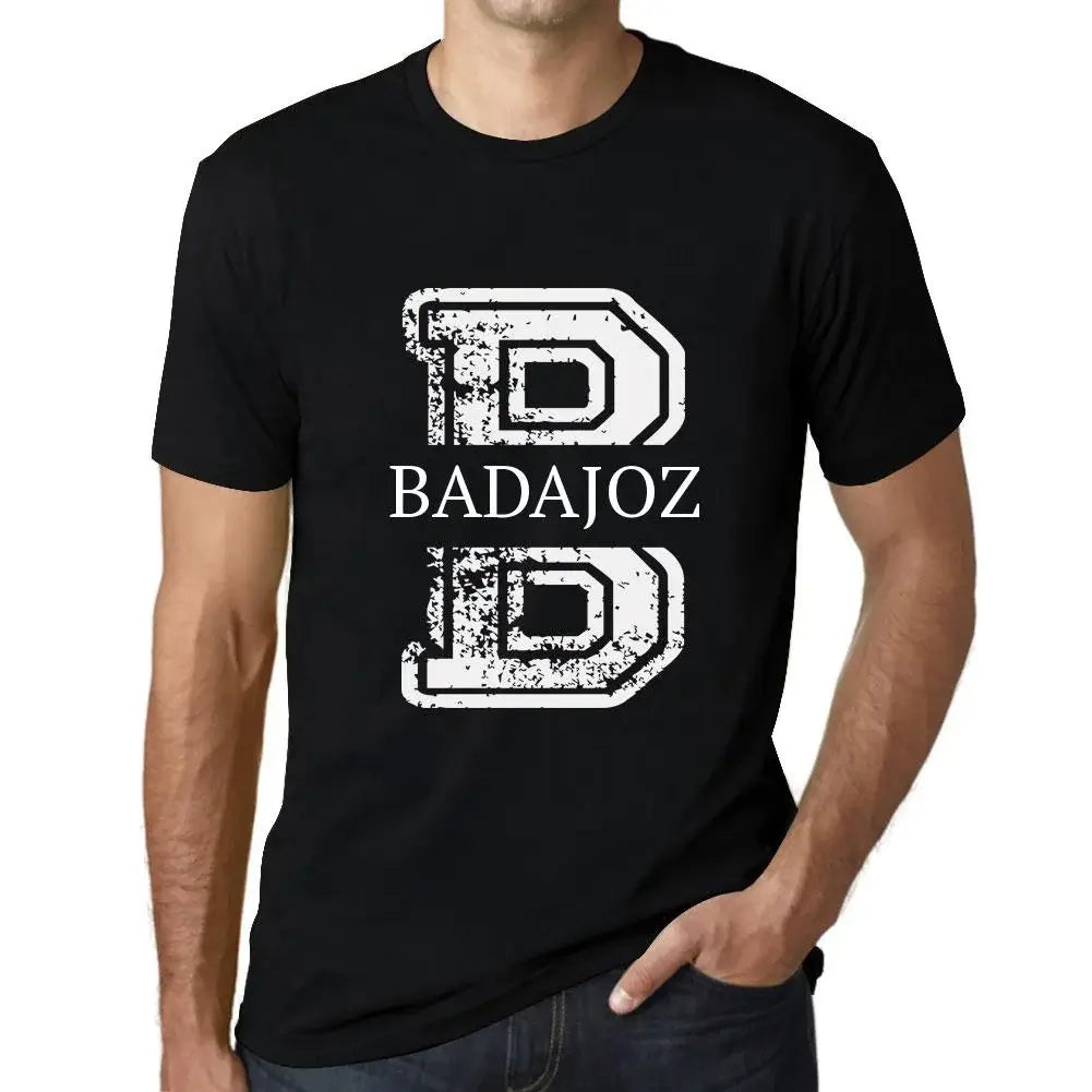 Men's Graphic T-Shirt Badajoz Eco-Friendly Limited Edition Short Sleeve Tee-Shirt Vintage Birthday Gift Novelty