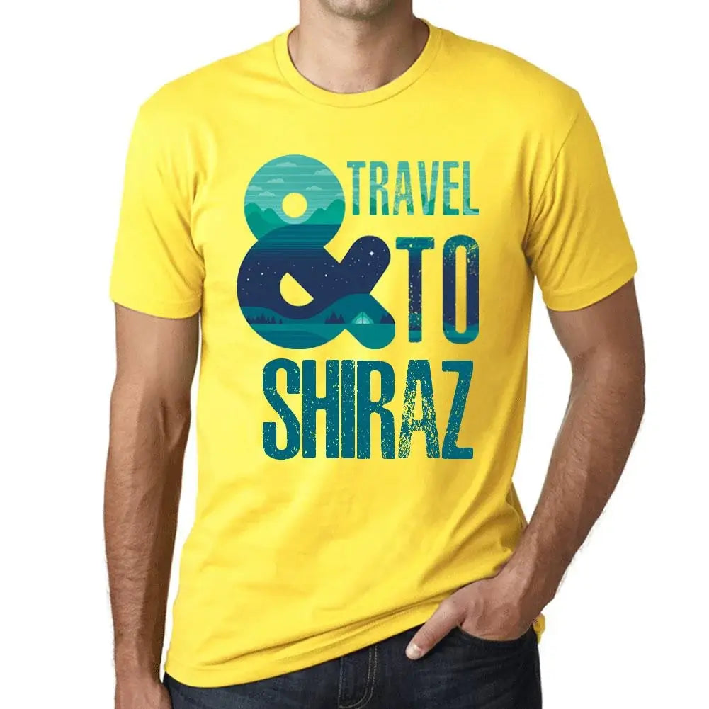 Men's Graphic T-Shirt And Travel To Shiraz Eco-Friendly Limited Edition Short Sleeve Tee-Shirt Vintage Birthday Gift Novelty