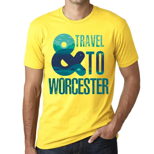 Men's Graphic T-Shirt And Travel To Worcester Eco-Friendly Limited Edition Short Sleeve Tee-Shirt Vintage Birthday Gift Novelty