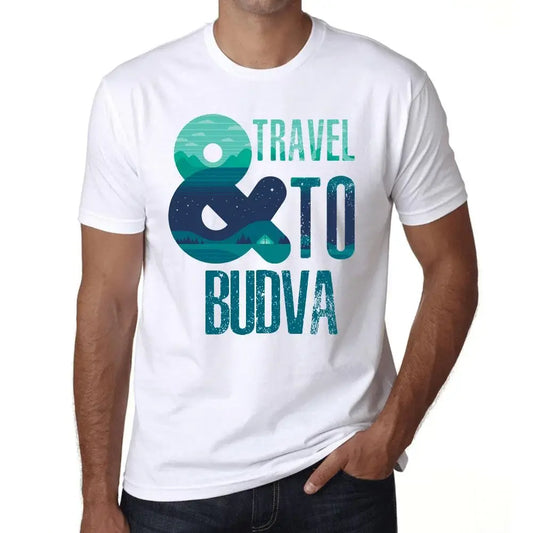 Men's Graphic T-Shirt And Travel To Budva Eco-Friendly Limited Edition Short Sleeve Tee-Shirt Vintage Birthday Gift Novelty