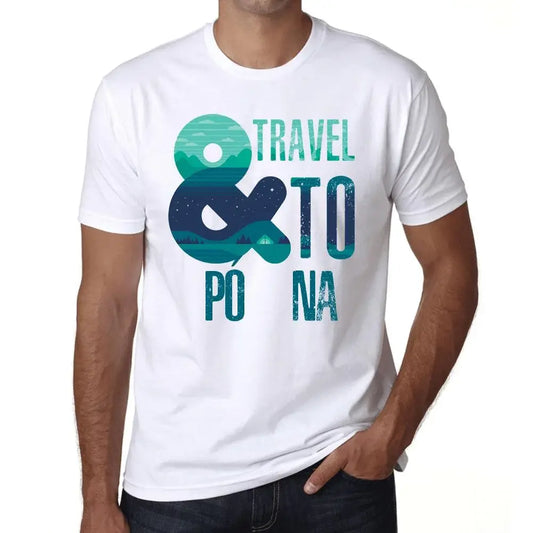 Men's Graphic T-Shirt And Travel To Poona Eco-Friendly Limited Edition Short Sleeve Tee-Shirt Vintage Birthday Gift Novelty