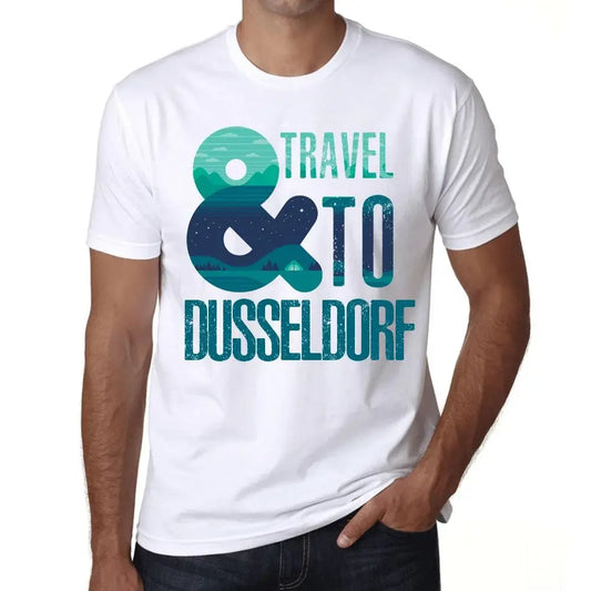 Men's Graphic T-Shirt And Travel To Dusseldorf Eco-Friendly Limited Edition Short Sleeve Tee-Shirt Vintage Birthday Gift Novelty