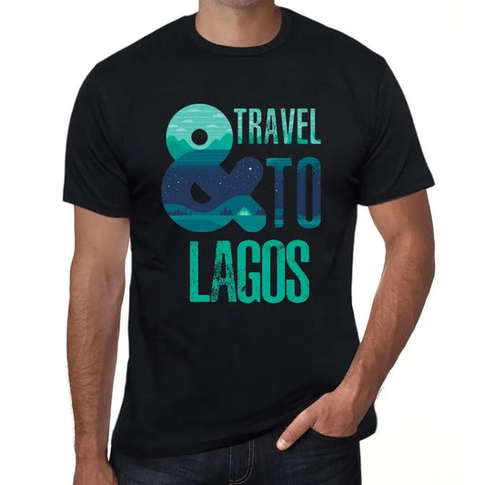 Men's Graphic T-Shirt And Travel To Lagos Eco-Friendly Limited Edition Short Sleeve Tee-Shirt Vintage Birthday Gift Novelty
