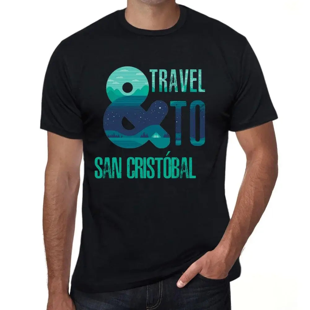 Men's Graphic T-Shirt And Travel To San Cristóbal Eco-Friendly Limited Edition Short Sleeve Tee-Shirt Vintage Birthday Gift Novelty