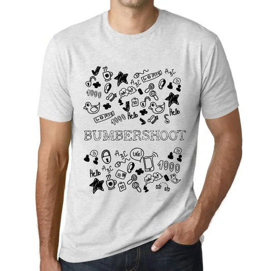 Men's Graphic T-Shirt Doodle Art Bumbershoot Eco-Friendly Limited Edition Short Sleeve Tee-Shirt Vintage Birthday Gift Novelty