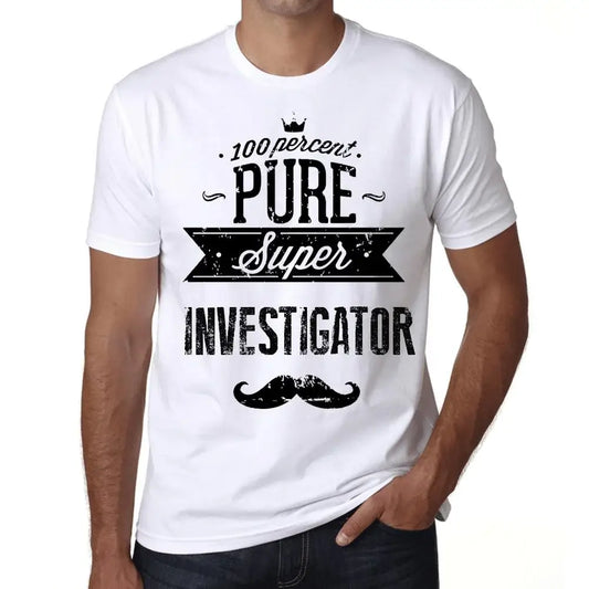 Men's Graphic T-Shirt 100% Pure Super Investigator Eco-Friendly Limited Edition Short Sleeve Tee-Shirt Vintage Birthday Gift Novelty