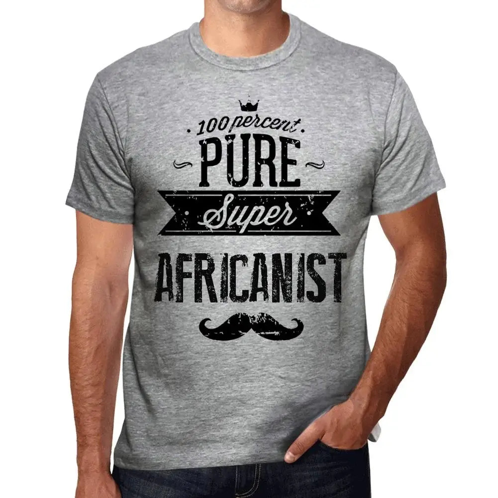 Men's Graphic T-Shirt 100% Pure Super Africanist Eco-Friendly Limited Edition Short Sleeve Tee-Shirt Vintage Birthday Gift Novelty