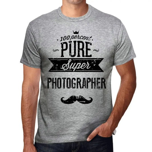 Men's Graphic T-Shirt 100% Pure Super Photographer Eco-Friendly Limited Edition Short Sleeve Tee-Shirt Vintage Birthday Gift Novelty