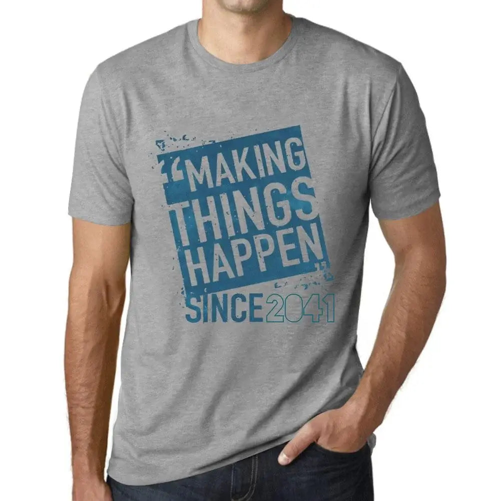 Men's Graphic T-Shirt Making Things Happen Since 2041