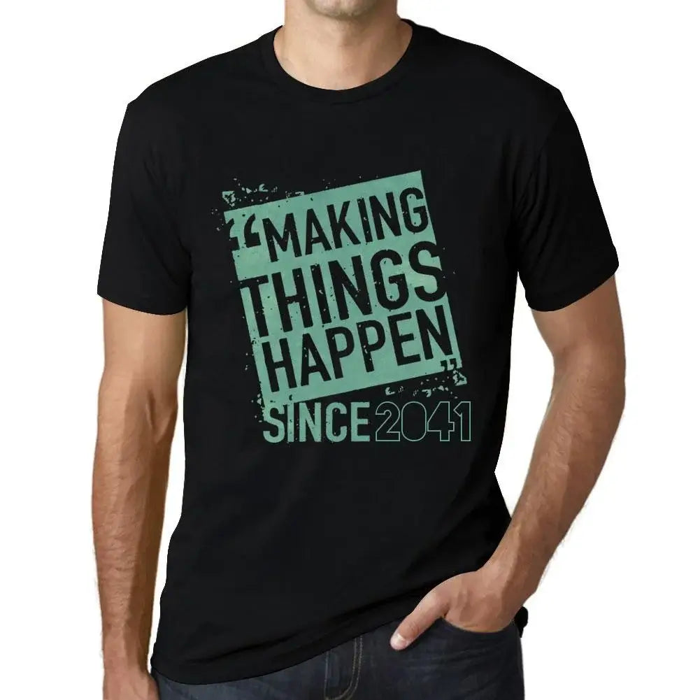 Men's Graphic T-Shirt Making Things Happen Since 2041