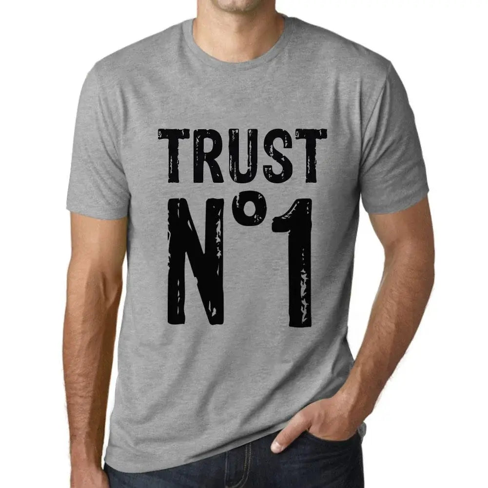 Men's Graphic T-Shirt Trust No 1 Eco-Friendly Limited Edition Short Sleeve Tee-Shirt Vintage Birthday Gift Novelty