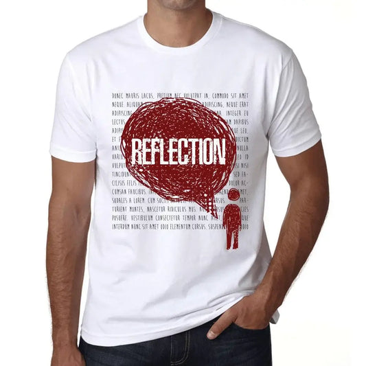 Men's Graphic T-Shirt Thoughts Reflection Eco-Friendly Limited Edition Short Sleeve Tee-Shirt Vintage Birthday Gift Novelty
