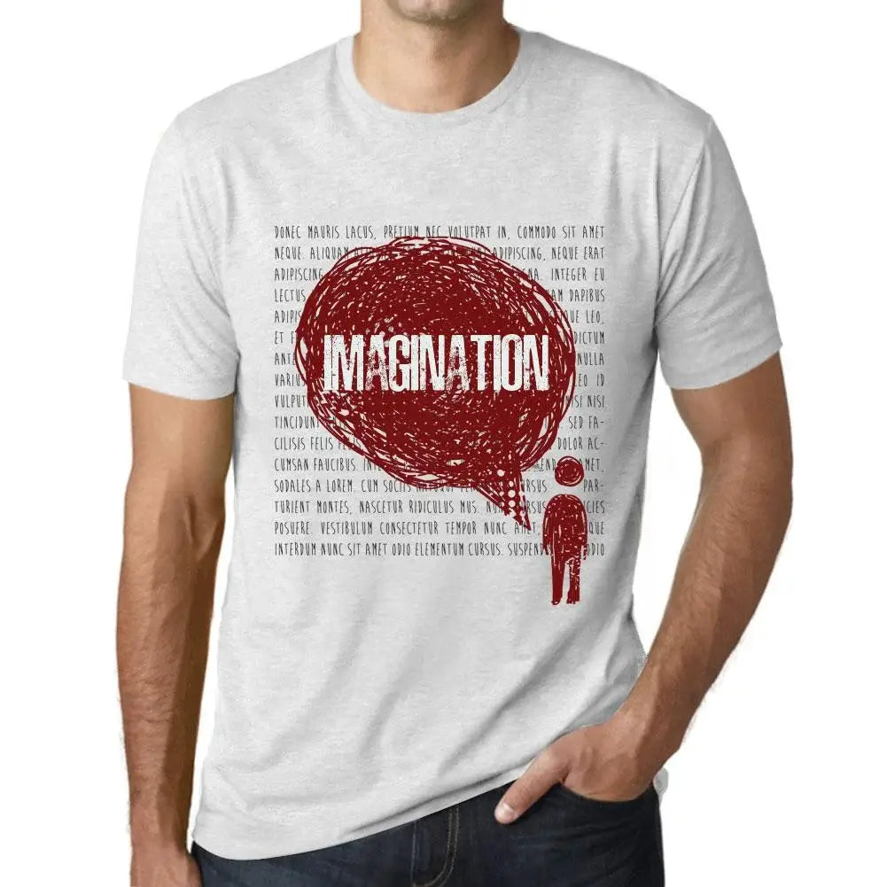 Men's Graphic T-Shirt Thoughts Imagination Eco-Friendly Limited Edition Short Sleeve Tee-Shirt Vintage Birthday Gift Novelty