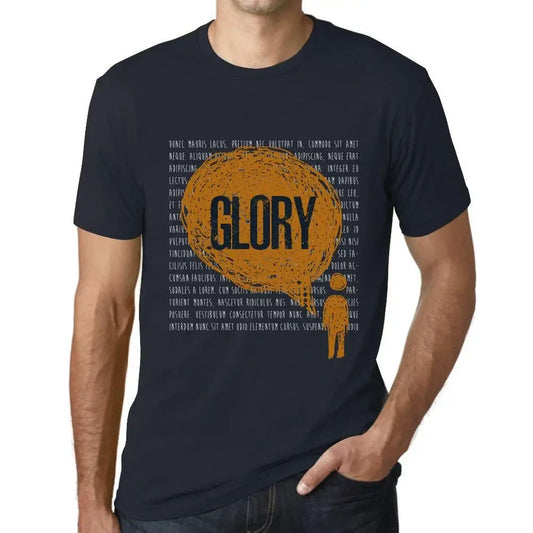 Men's Graphic T-Shirt Thoughts Glory Eco-Friendly Limited Edition Short Sleeve Tee-Shirt Vintage Birthday Gift Novelty