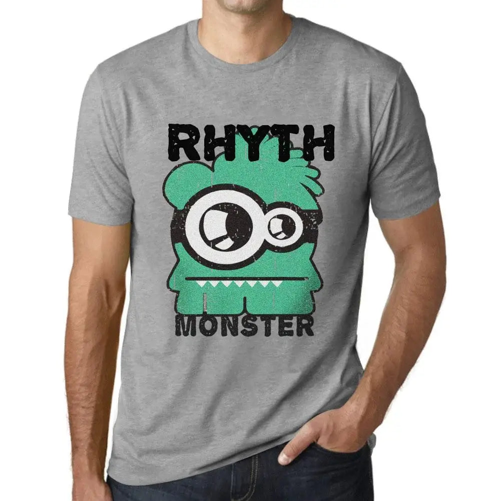 Men's Graphic T-Shirt Rhyth Monster Eco-Friendly Limited Edition Short Sleeve Tee-Shirt Vintage Birthday Gift Novelty