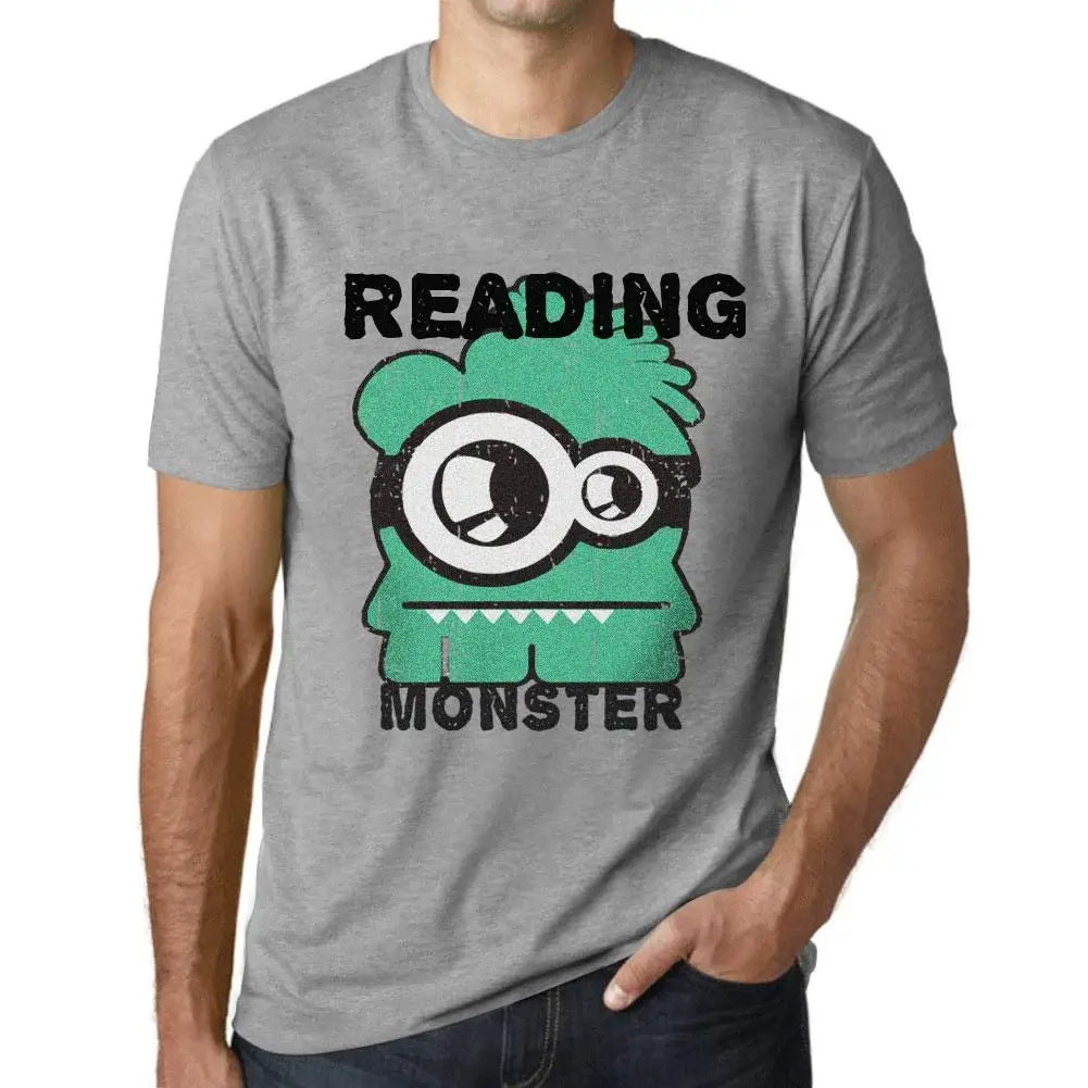 Men's Graphic T-Shirt Reading Monster Eco-Friendly Limited Edition Short Sleeve Tee-Shirt Vintage Birthday Gift Novelty