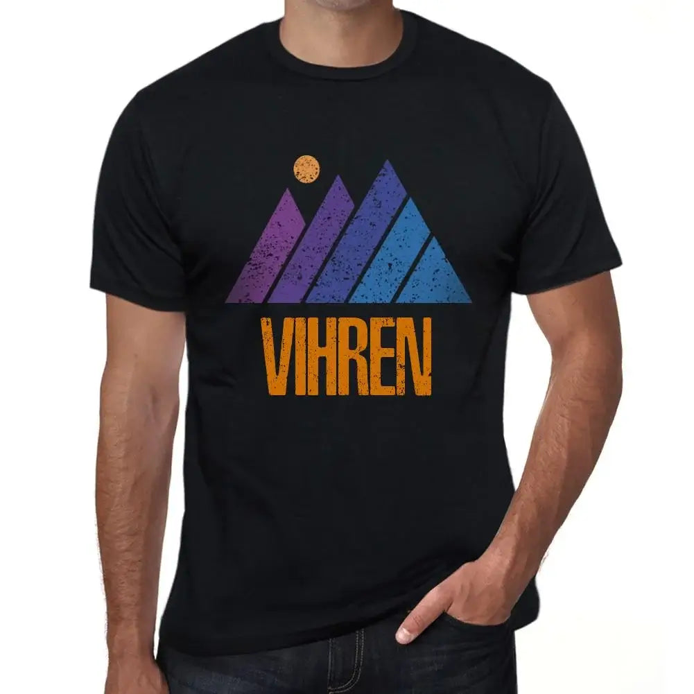 Men's Graphic T-Shirt Mountain Vihren Eco-Friendly Limited Edition Short Sleeve Tee-Shirt Vintage Birthday Gift Novelty