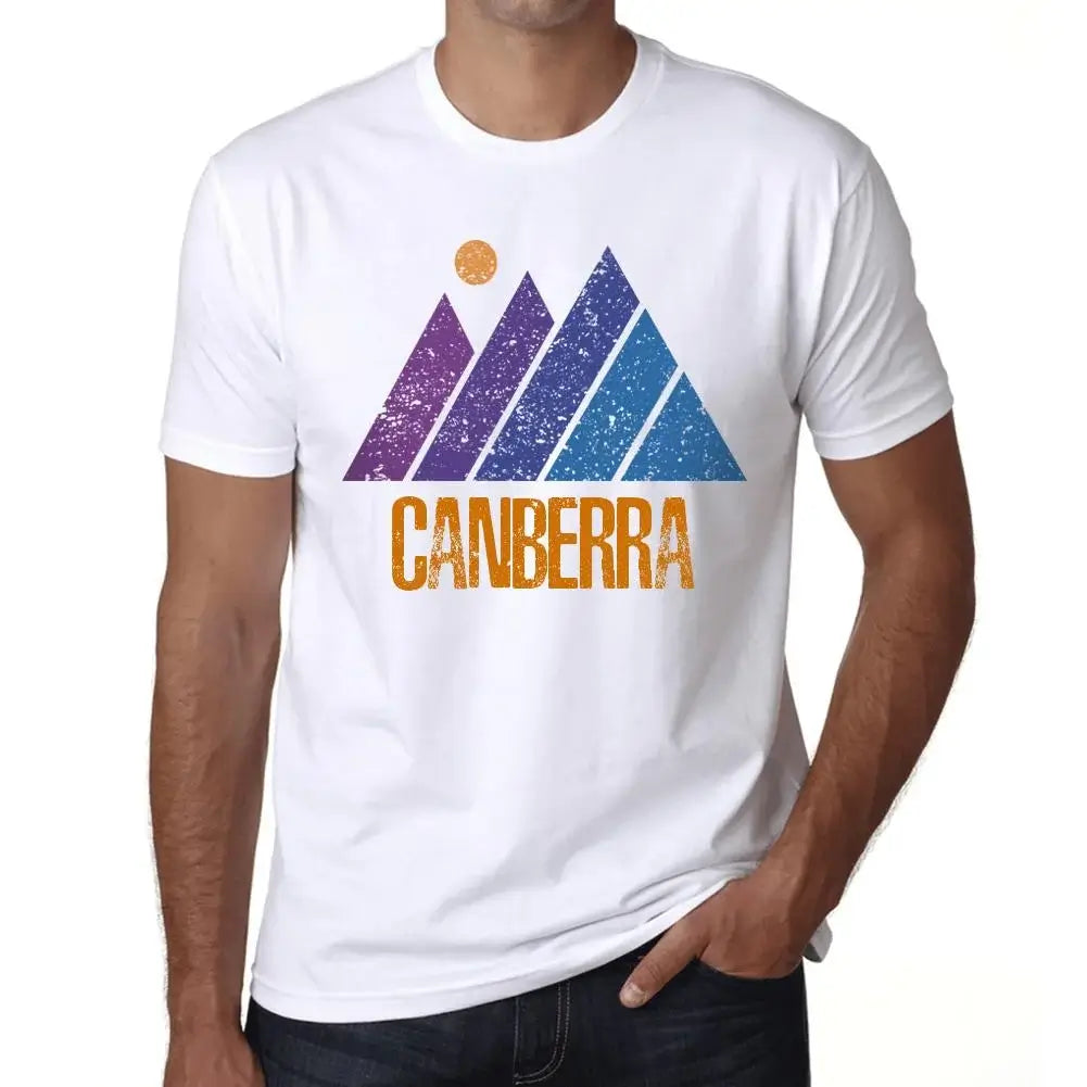 Men's Graphic T-Shirt Mountain Canberra Eco-Friendly Limited Edition Short Sleeve Tee-Shirt Vintage Birthday Gift Novelty