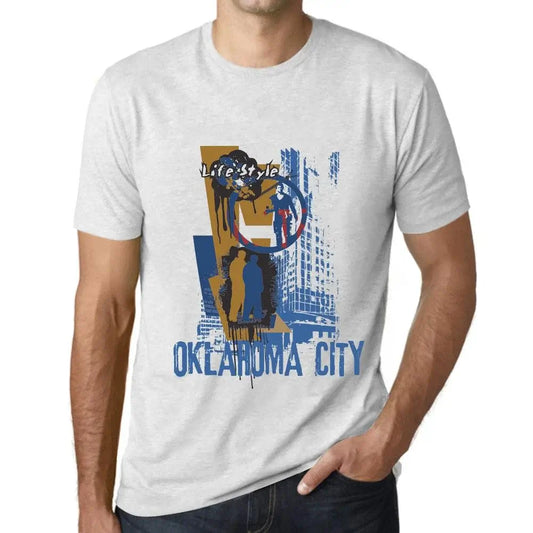 Men's Graphic T-Shirt Oklahoma City Lifestyle Eco-Friendly Limited Edition Short Sleeve Tee-Shirt Vintage Birthday Gift Novelty