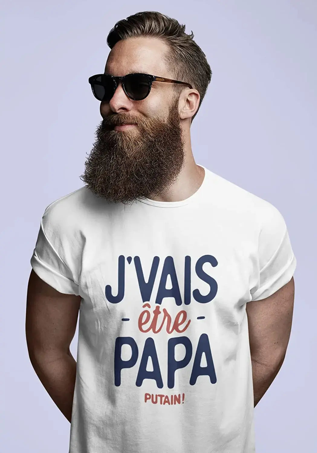 ULTRABASIC - Tee Shirt <span>Homme</span> T-shirt vintage RUM IS MY POISON Vintage <span>Blanc</span>