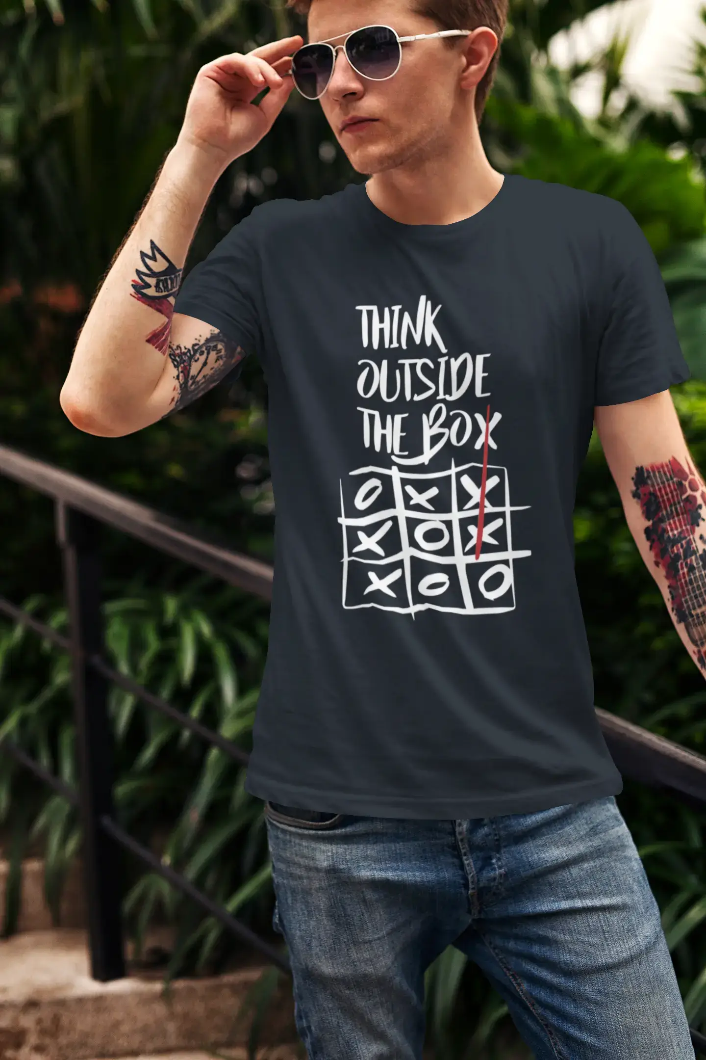 Ultrabasic - Homme T-Shirt Graphique Think Outside The Box