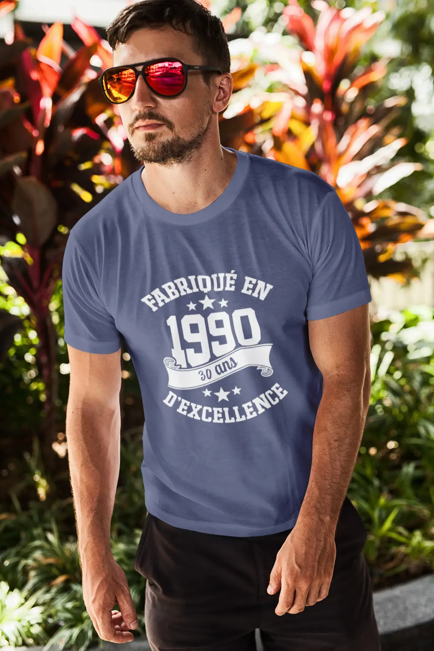 Men's Graphic Fabriqué en 1990, 30 Ans d'être Génial T-Shirt