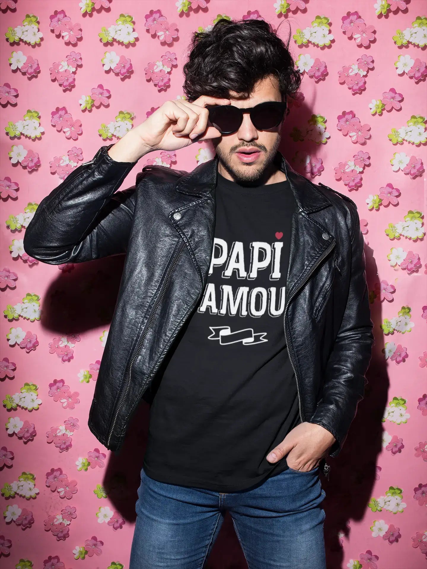 Homme T-shirt Graphique Papi D'Amour Cadeau Imprimé Tee-Shirt