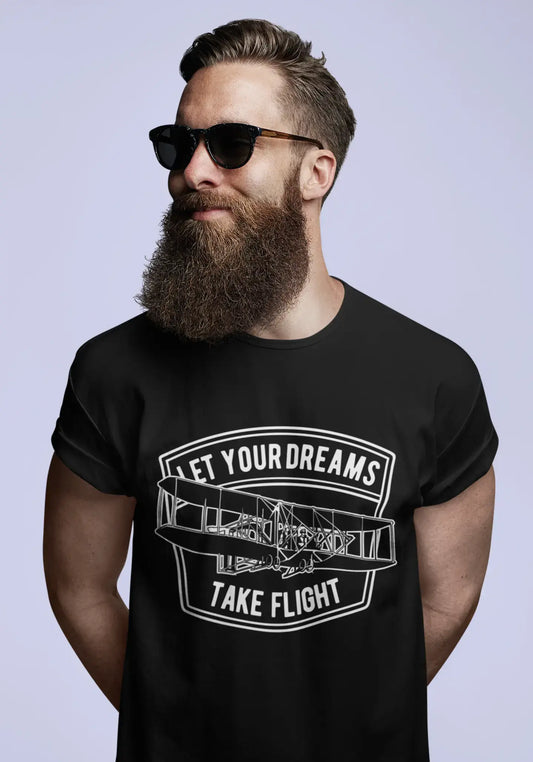 T-shirt ULTRABASIC pour hommes Laissez vos rêves prendre leur envol - T-shirt d'aviation de glisse